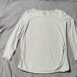 Morherhood Maternity BumpStart white tee, small